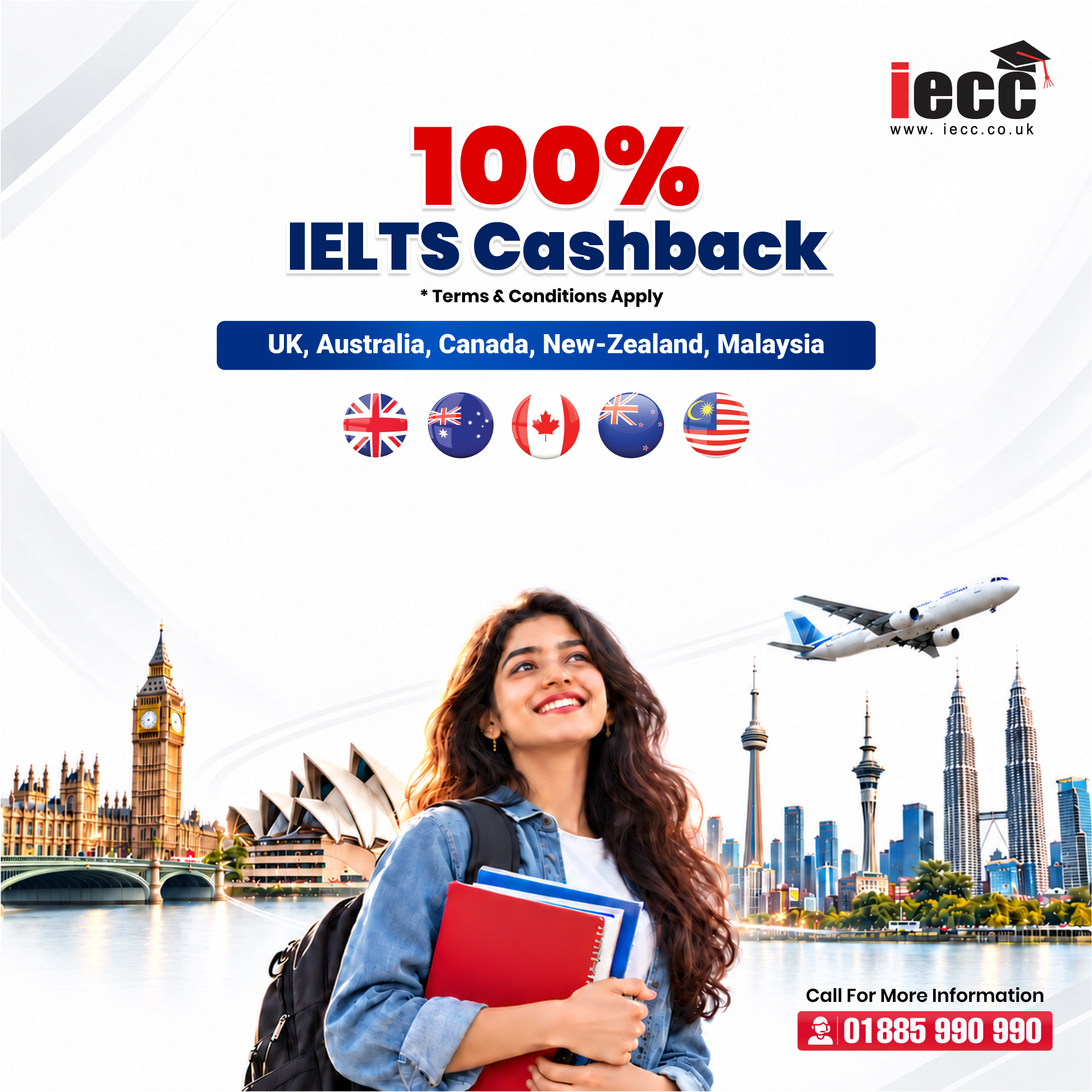 100% IELTS Cashback (T & C applied)
